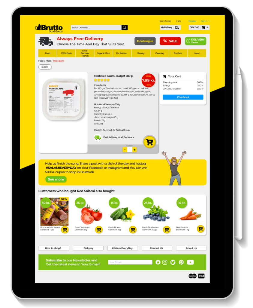 product page